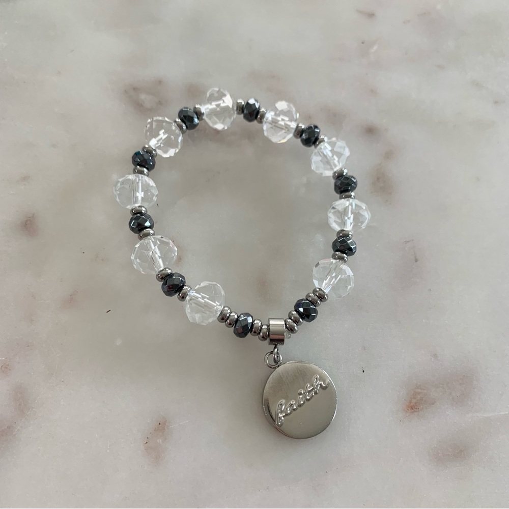 Rustic Cuff "Faith" Bracelet